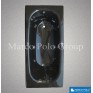 Ванна чугунная MARCO POLO 1500x700x420мм, без ручек, с ножками в комплекте, цвет: BK (чёрный)