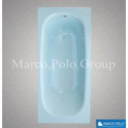 Ванна чугунная MARCO POLO 1500x700x420мм, без ручек, с ножками в комплекте, цвет: LB (светло-голубой)