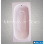Ванна чугунная MARCO POLO 1500x700x420мм, без ручек, с ножками в комплекте, цвет: LР (светло-розовый) 
