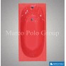 Ванна чугунная MARCO POLO 1500x700x420мм, без ручек, с ножками в комплекте, цвет: MR (матовый красный)